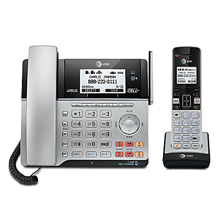 AT&T TL86103 DECT 6.0 2-Line Corded/Cordless Phone System