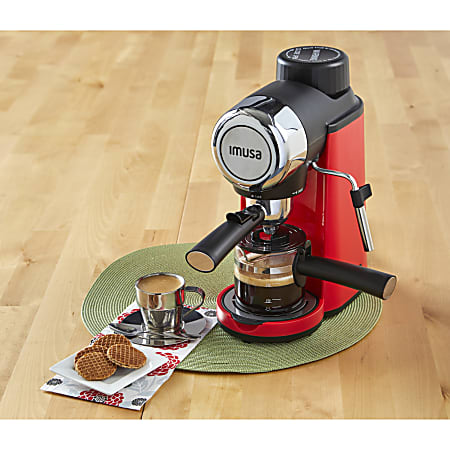 Imusa 4 cup espresso & cappuccino maker top