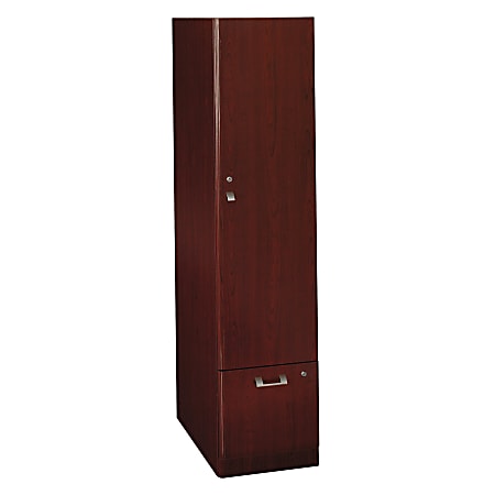 Bush Business Furniture Quantum Tall Storage Tower, Harvest Cherry, Standard Delivery