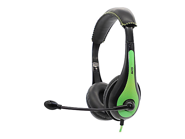 AVID AE-36 - Headset - on-ear - wired - 3.5 mm jack - green