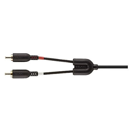 Belkin F8Z360TT07-P Stereo Audio Y-Cable Adapter - 7 ft Audio Cable - Mini-phone Male Stereo Audio - RCA Male Stereo Audio - Black
