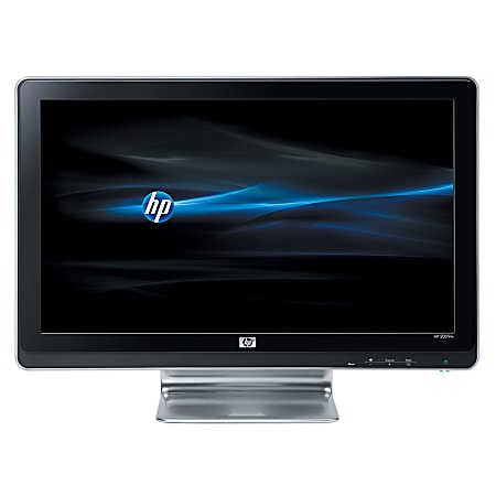 HP 2009m 20" Widescreen Digital/Analog LCD Monitor, Black/Silver