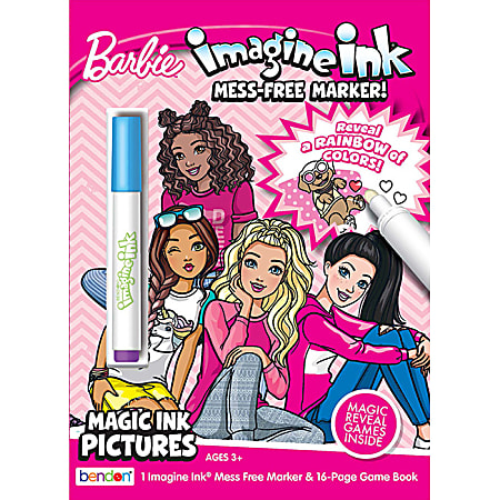 Bendon Barbie Coloring Activity Book Imagine Ink Office Depot