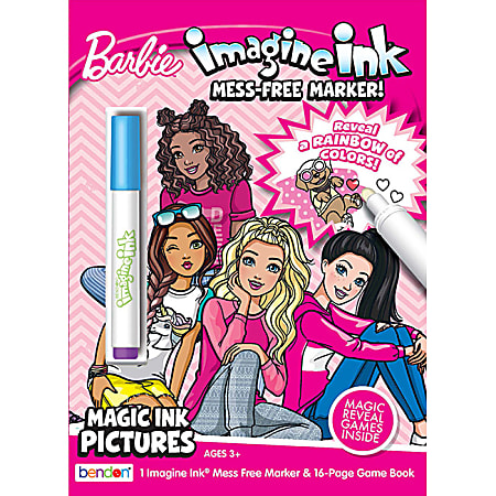 Bendon Barbie Coloring Activity Book Imagine Ink - Office Depot