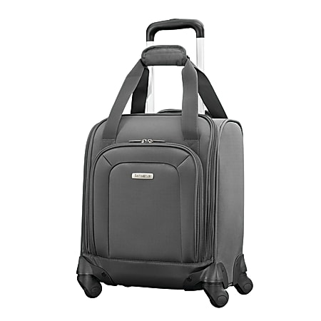 Samsonite® Underseater Spinner Rolling Suitcase, 16"H x 13"W x 8"D, Charcoal