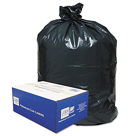 Classic 2-Ply 0.63-mil Low-Density Trash Can Liners, 40 - 45 Gallons ...