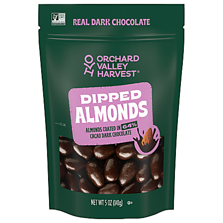 Orchard Valley Harvest Dipped Almond GF Non-GMO, 5 oz, 6 ct, 2 pk
