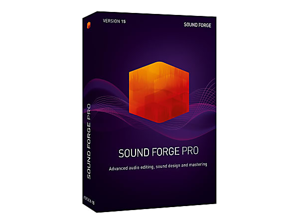 Sound Forge Pro  (v. 15)  box pack  DVD, download  Win  English