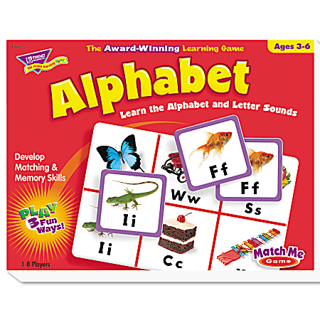 TREND Match Me Puzzle Game, Alphabet