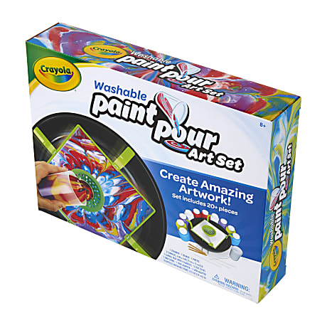 Crayola Washable Paint Pour Art Set, 1 - Ralphs