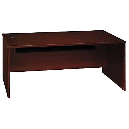Bush Business Furniture Quantum Desk, 72"W, Harvest Cherry, Premium Installation