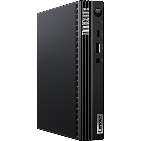 Lenovo ThinkCentre M80q 11DN0048US Desktop Computer - Intel Core i9 10th Gen i9-10900T 1.90 GHz - 16 GB RAM DDR4 SDRAM - 512 GB SSD - Tiny - Raven Black - Windows 10 Pro 64-bit - English (US) Keyboard - IEEE 802.11ac - 135 W