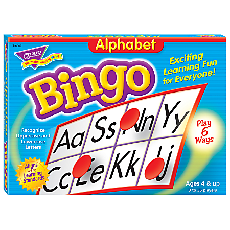 Trend® Bingo Game, Alphabet