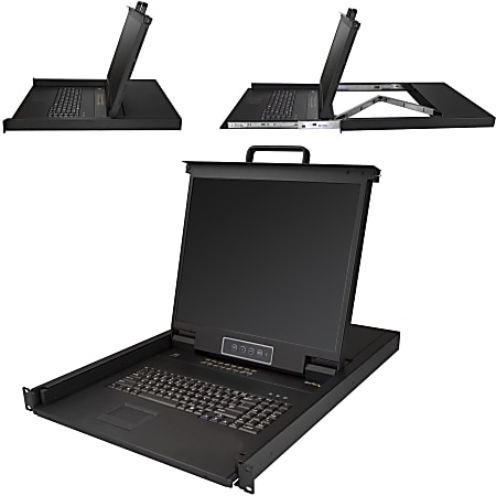 StarTech.com 16 Port KVM Console for Server Rack - Rackmount LCD - 19in - 1U