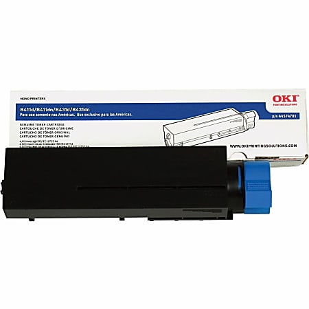 OKI 44574701 Black Toner Cartridge - Office Depot