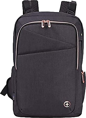SwissDigital KatyRose Massage Business Backpack With 15.6" Laptop Pocket, Gray