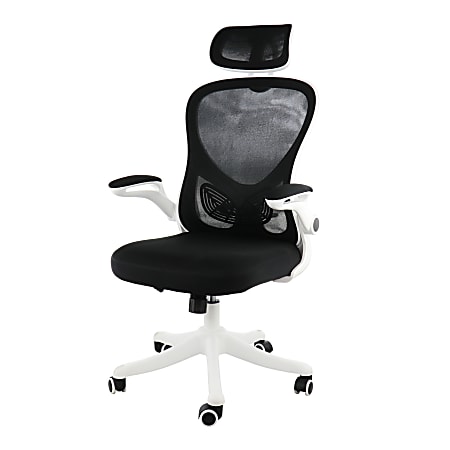 Elama Mesh/Fabric High-Back Adjustable Office Task Chair,