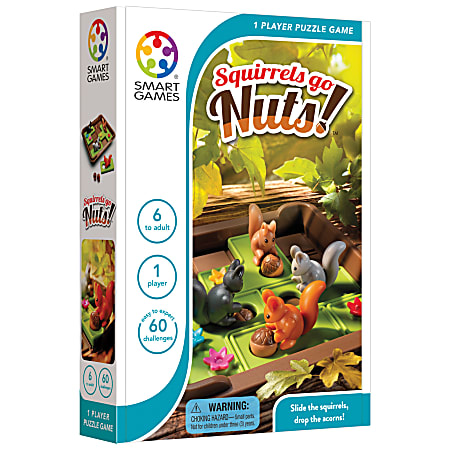 Smart Toys And Games Squirrels Go Nuts 1-Player Puzzle Game