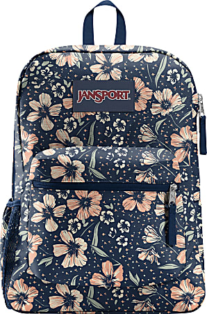 JanSport Cross Town Backpack Fields Of Paradise Office Depot