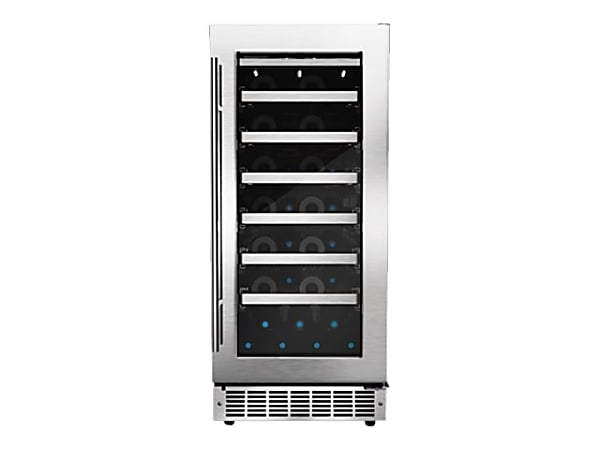 Silhouette Danby Professional 36 Bottle Cooler, 3.1 Cu Ft, DWC031D1BSSPR