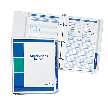 ComplyRight™ 2018 Supervisor's Journal Binder System, 7" x 9"