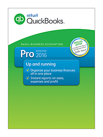 QuickBooks® Pro 2016, Traditional Disc