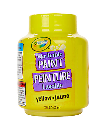 Crayola® Washable Paint, 2 Oz, Yellow