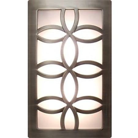 GE CoverLite LED Auto On/Off Night Light (Brushed Nickel) - LED - Brushed Nickel - Wall Mountable - for Home