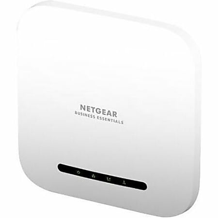 Netgear WAX214v2 Dual Band IEEE 802.11 a/b/g/n/ac/ax/e 1.80 Gbit/s Wireless Access Point - Indoor - 2.40 GHz, 5 GHz - 1 x Network (RJ-45) - Gigabit Ethernet - Ceiling Mountable, Wall Mountable, Standalone