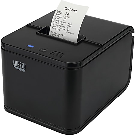 Adesso® NuPrint 210 Monochrome (Black And White) Direct Thermal Receipt Printer