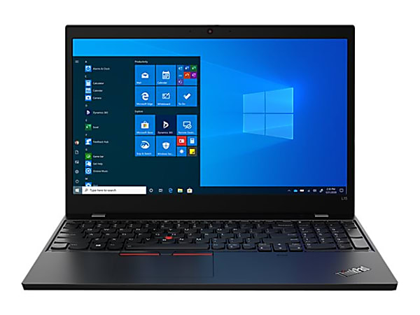 Lenovo ThinkPad L15 Gen1 20U7004CUS 15.6" Touchscreen Laptop - AMD Ryzen 5 PRO 4650U Hexa-core (6 Core) 2.10 GHz - 8 GB RAM - 256 GB SSD - Black - Windows 10 Pro - AMD Radeon Graphics