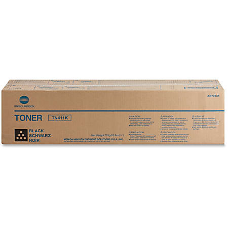 Konica Minolta TN-411K Original Toner Cartridge - Laser - 45000 Pages - Black - 1 Each