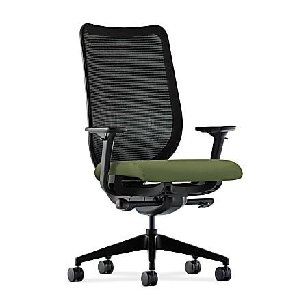 HON® Nucleus® Mesh-Back Work Chair, 42 3/4"H x 28 3/4"W x 25 3/4"D, Ivy/Black