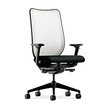 HON® Nucleus® Mesh-Back Work Chair, 42 3/4"H x 28 3/4"W x 25 3/4"D, Lithium/Black