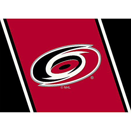 Imperial NHL Spirit Rug, 4' x 6', Carolina Hurricanes