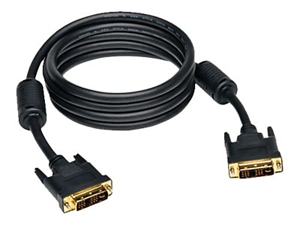 Tripp Lite 6ft DVI Single Link Digital / Analog TMDS Monitor Cable DVI-I M/M 6' - DVI cable - single link - DVI-I (M) to DVI-I (M) - 6 ft - molded - black