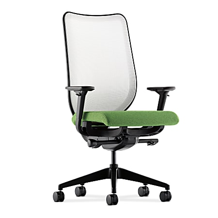 HON® Nucleus® Mesh-Back Work Chair, 42 3/4"H x 28 3/4"W x 25 3/4"D, Fatigue/Black