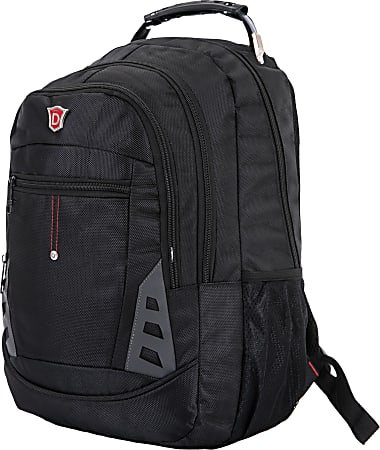 DUKAP PRECISION Executive Laptop Backpack With 15.6” Laptop Pocket, Black