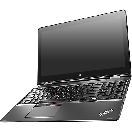 Lenovo ThinkPad Yoga 15 20DQ001LUS 15.6" Touchscreen LCD 2 in 1 Ultrabook - Intel Core i7 i7-5500U Dual-core (2 Core) 2.40 GHz - 8 GB DDR3L SDRAM - 256 GB SSD - Windows 8.1 Pro 64-bit - 1920 x 1080 - In-plane Switching (IPS) Technology - Convertible - Graphite Black