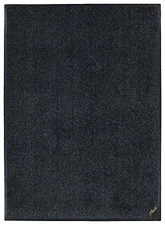 M+A Matting Plush™ Floor Mat, 4' x 6', Slate Gray