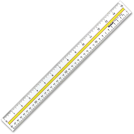 Westcott 12 KleenEarth Faux Burled Wood Ruler - The Office Point