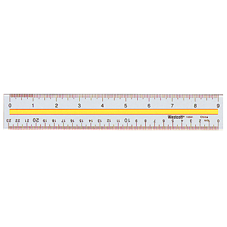 Westcott® Highlighting Ruler, 15"