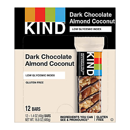 KIND Fruit And Nut Dark Chocolate, Almond And