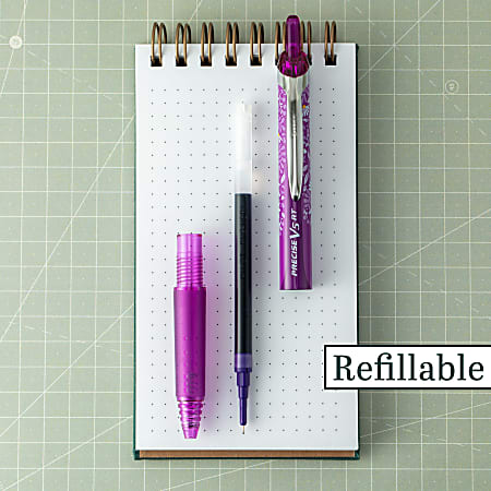 Pilot Precise V5 RT Floral Rollerball Pen Extra Fine Point 0.5mm