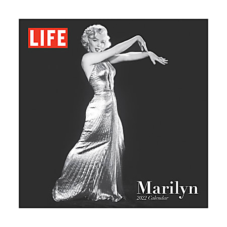 TF Publishing Arts & Entertainment Mini Wall Calendar, 7" x 7", Marilyn Monroe, January To December 2022
