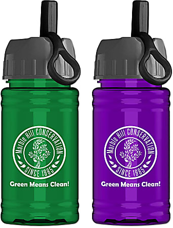 Bottle with Straw Lid, 16oz