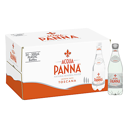 Acqua Panna® Natural Spring Water, 16.9 Oz, Case Of 24 Plastic Bottles