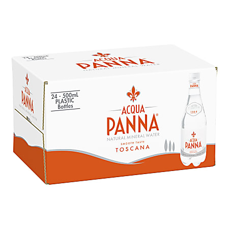 Acqua Panna Natural Spring Water 16 9 Oz Case Of 24 Plastic Bottles Office Depot