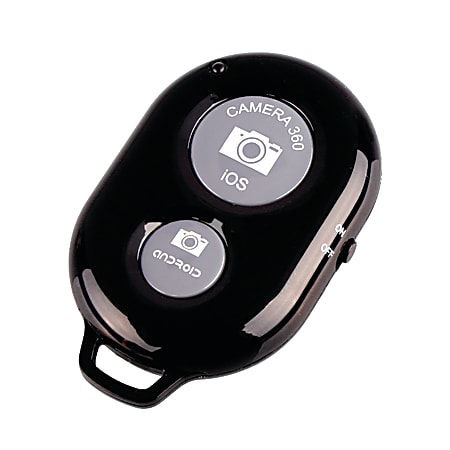 iPlanet Bluetooth® Remote Shutter For Android 4.4+ & IOS 8.0+ Devices, Black, EBTREMSHBK