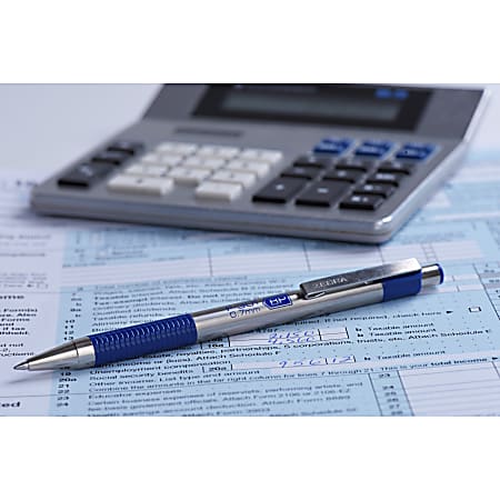 Zebra a F 301 Ballpoint Pens Black 2 Pk Office Depot